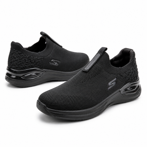 Black Air Flex l Comfort Walk Sneakers
