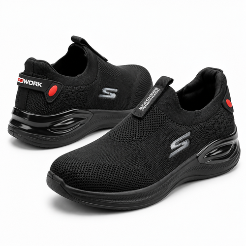 Black Air Flex l Comfort Walk Skechers