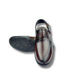 Handmade Chocolate Brown Leather Pehsawari Sandal : Comfortable Men's Footwear
