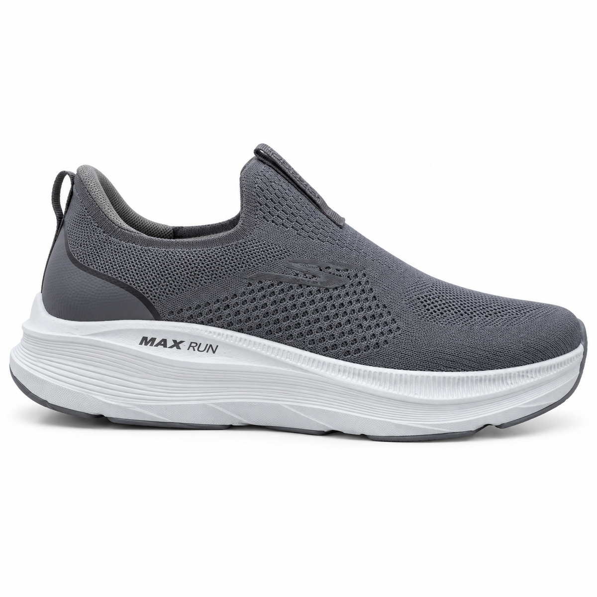 Grey AeroStride Breathable Slip-On Walking Skecher