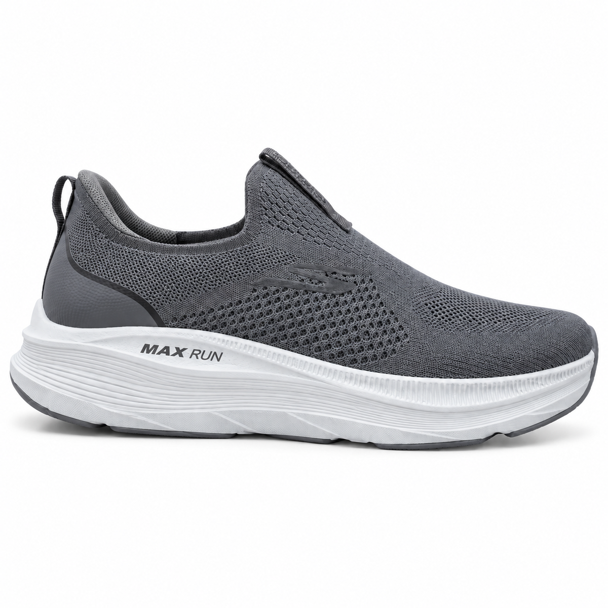 Grey AeroStride Breathable Slip-On Walking Skecher