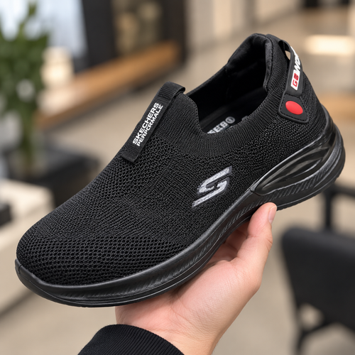 Black Air Flex l Comfort Walk Skechers
