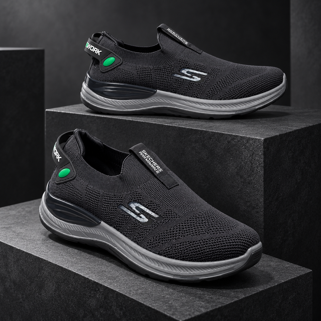 Grey Air Flex | Comfort Walk Skechers