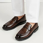 Mate Black High Sole Classical Loafer | Limited Edition