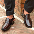 Handmade Chocolate Brown Leather Pehsawari Sandal : Comfortable Men's Footwear