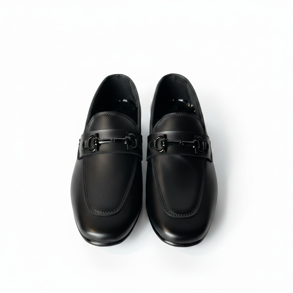 Handstiched Premium Black Loafer | Softsole and daily wear loafer