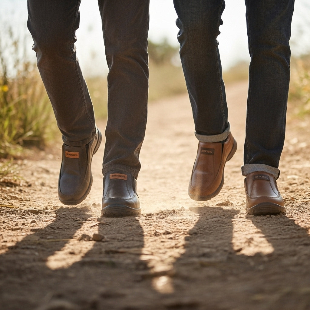 Premium Handcrafted Dark Brown Leather Shoes with Medicated Comfort Insole | All-Terrain Durable Sole – Ultimate Daily Wear Comfort