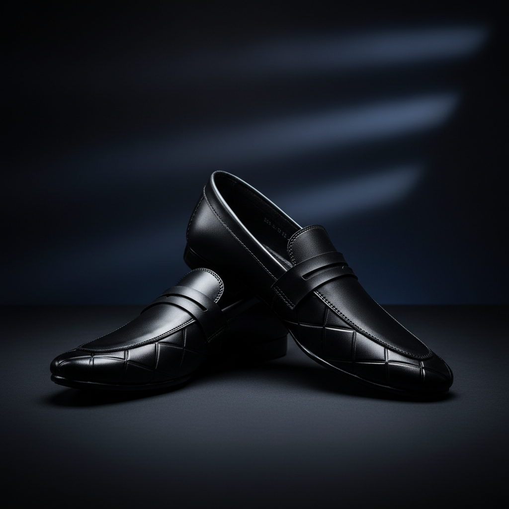 Men’s Black Premium Formal Loafers