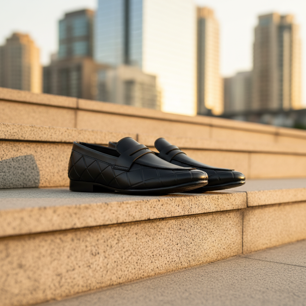 Men’s Black Premium Formal Loafers