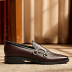 Monk Straps Brown Leather