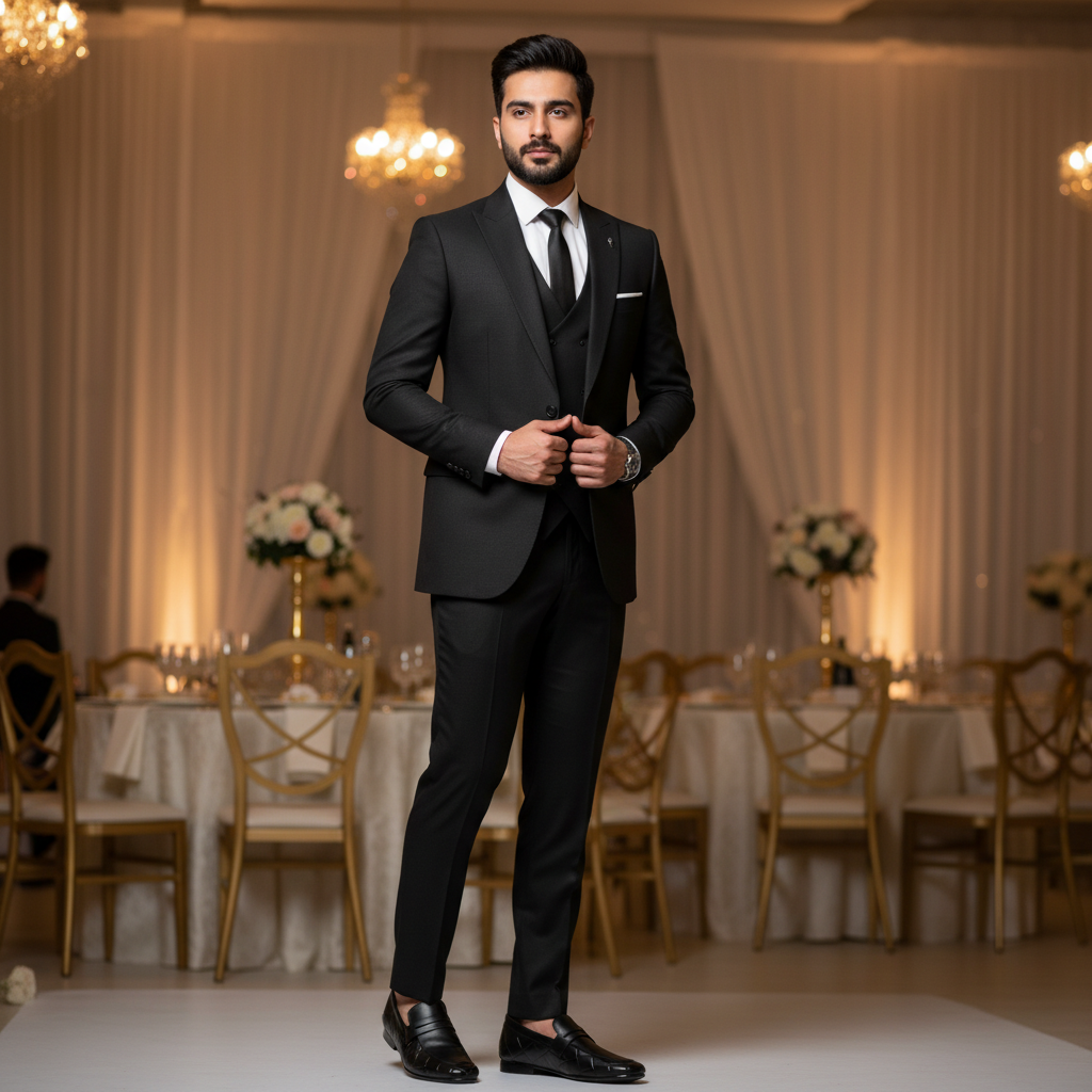 Men’s Black Premium Formal Loafers