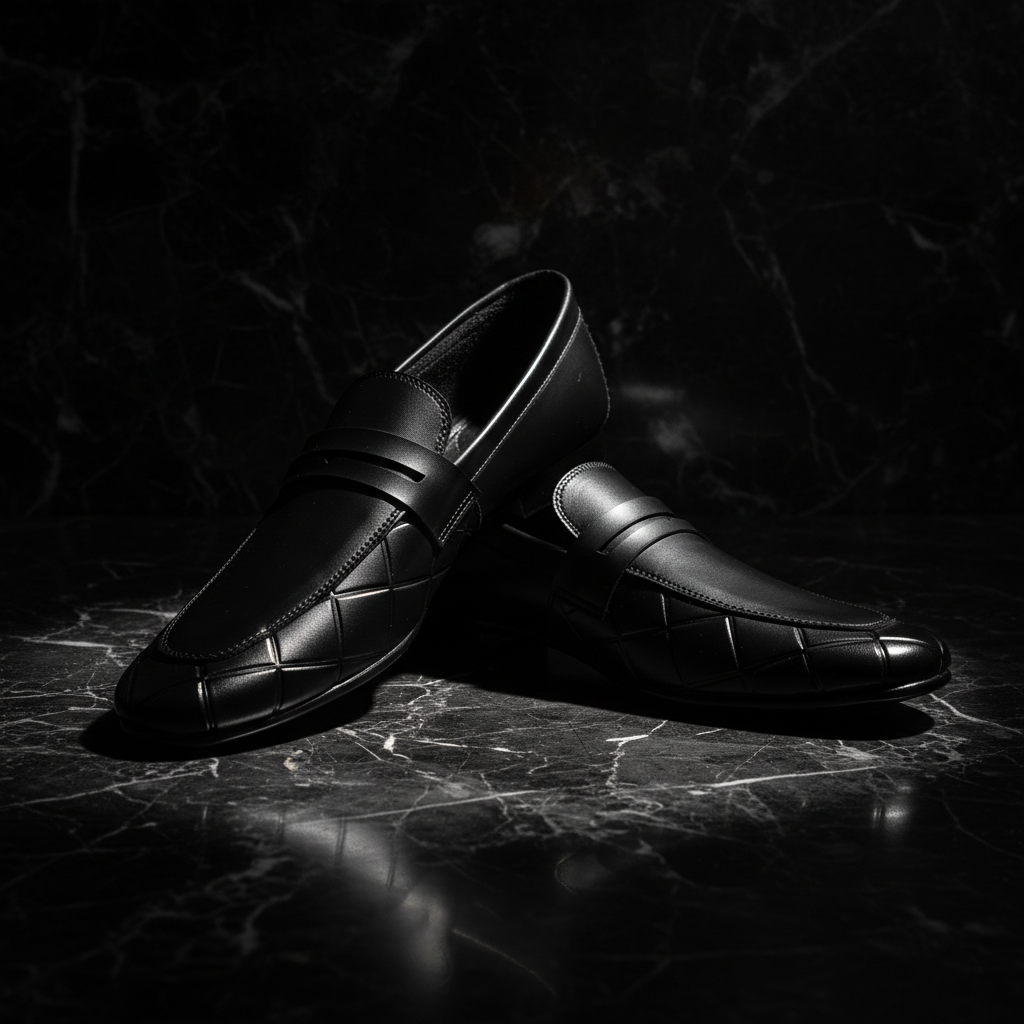 Men’s Black Premium Formal Loafers