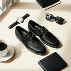 Moon Light Pattern Black Premium Loafer