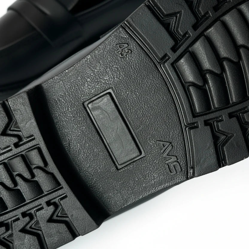 Mate Black High Sole Classical Loafer | Limited Edition