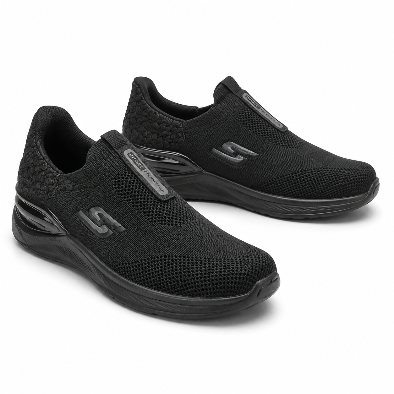 Black Air Flex l Comfort Walk Sneakers